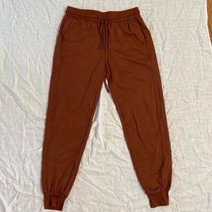 Rachel Zoe Copper Athletic Joggers Elastic Waistband Pockets Size XS Track Pants